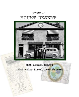 2022 Town Report Cover