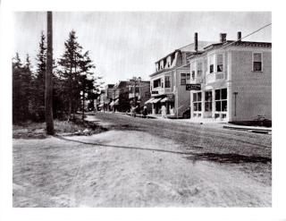 A picture of Northeast Harbor Main Street
