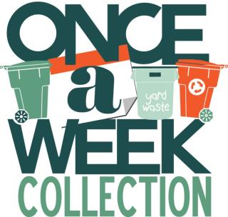 Once a week collection notice